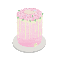 Cake Baking Sticker by elan_cafe