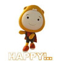 Be Happy Sticker by Gumazing