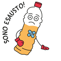 ecohera green tired trash eco Sticker