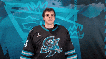 Get Loud Hockey GIF by San Jose Barracuda