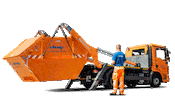 Orange Truck Sticker by Dorr Unternehmensgruppe