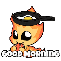 Good Morning Sticker by Christophers Genie