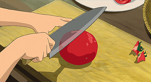 Studio Ghibli Cooking GIF