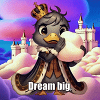 Wisdom Dream Big GIF by sirduckbeth