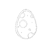 Easter Egg Sticker