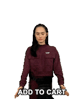 Siobhan Add To Cart Sticker by OXGN