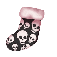 Christmas Skull Sticker by chiara