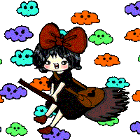 Studio Ghibli Halloween Sticker by Florens Debora