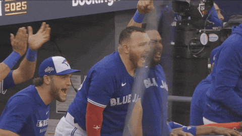 Celebrate Lets Go GIF by Toronto Blue Jays