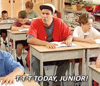 Stuttering Adam Sandler GIF