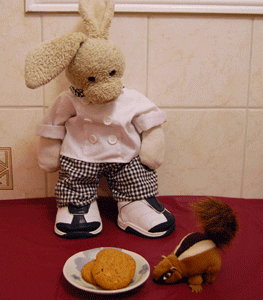 peanut butter cookies eating GIF by Zackary Rabbit