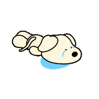 jeju12 happy music dog sad Sticker