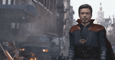 morphin marvel avengers benedict cumberbatch robert downey jr GIF