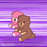 Teddy Bear Running GIF by BEARISH