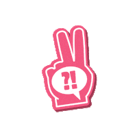 decibel outdoor finger Sticker by b2s