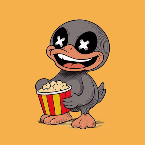 Bill Hader Popcorn GIF by Dead Ducks Collective