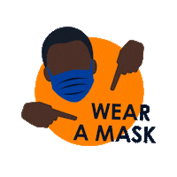 Bear Mask Sticker by California Governor Gavin Newsom