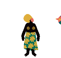 minervagm women bird jungle minerva Sticker