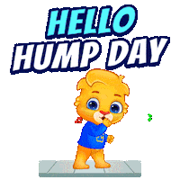 Wednesday Morning Sticker by Lucas and Friends by RV AppStudios