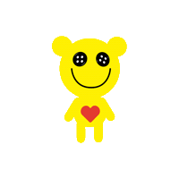 Happy Heart Sticker by Ted Baker