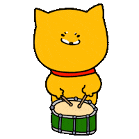 shibainuraku love happy music heart Sticker