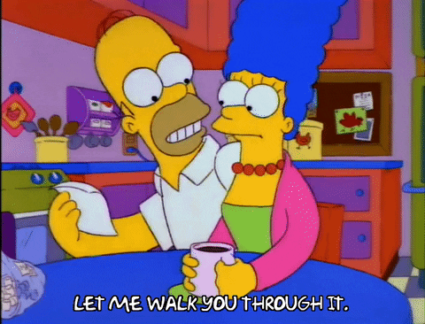 Season 3 Explaination GIF by The Simpsons
