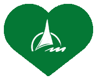 MOTONAUTICADELSUR love heart logo sea Sticker