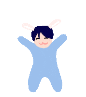 baektoria_ bunny nct nct 127 doyoung Sticker