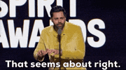 Seems About Right Hasan Minhaj GIF by Film Independent Spirit Awards