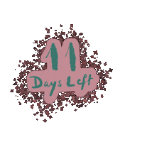 fagrtalaat25 pink days 11 days left Sticker