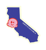 alecsicecream ice cream california organic self care Sticker