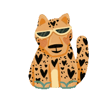 bananapintada turning leopard onca oncapintada Sticker
