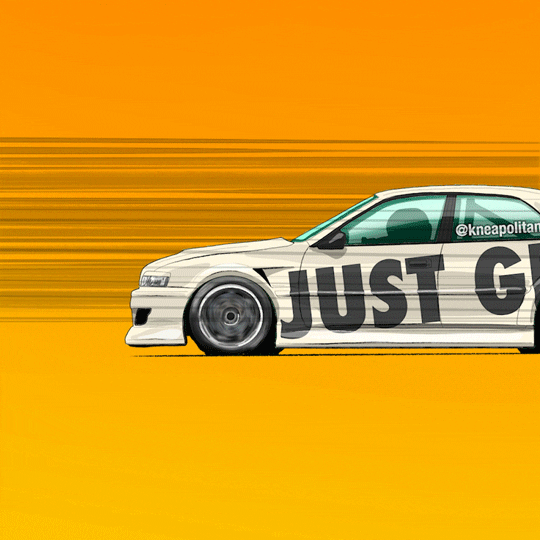 Car Drifting GIF by kneapolitan