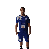 HandbalclubIzegem handball bluewhitedynamite handbalclubizegem Sticker