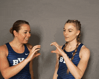 Heart Fielding GIF by BYU Cougars