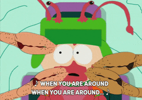 kyle broflovski crab GIF by South Park 