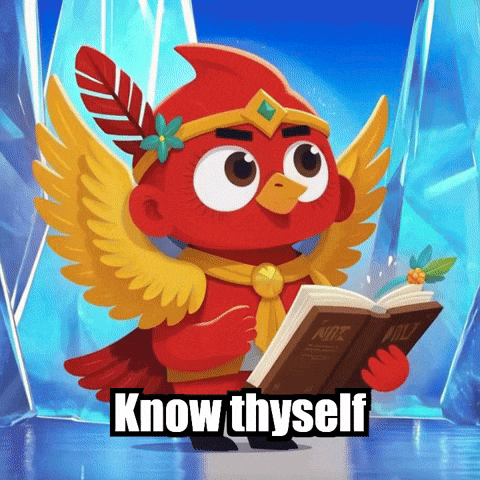 Know Thyself Self-Awareness GIF by The Cardinal Virtue