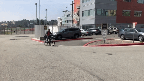 CalStateLA_Park giphygifmaker giphyattribution pt biking GIF