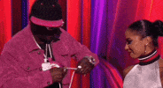 Jordan Chiles Flava Flav GIF by 2024 MTV Video Music Awards