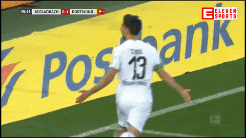 Happy Borussia Monchengladbach GIF by ElevenSportsBE