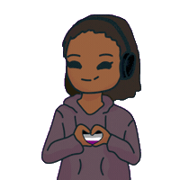 Pride Ace Sticker by Contextual.Matters