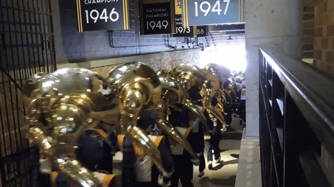 Marching Band GIF by Notre Dame Fighting Irish