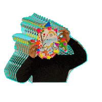 Happy Love And Peace Sticker