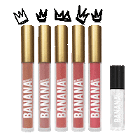 Queen B Gold Sticker by Banana Beauty