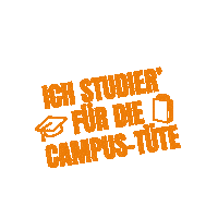Studieren Sticker by CAMPUS-Tüte