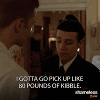 episode 2 kibble GIF by Shameless