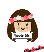 Girl Illustration Sticker by ChicaSunshineShop