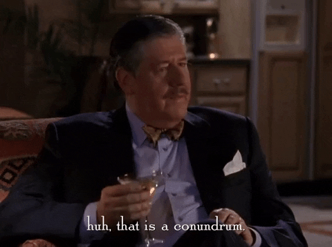 season 5 conundrum GIF by Gilmore Girls 