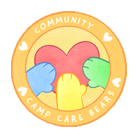 Community Camp Sticker by Care Bear Stare!