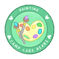 Painting Paint Sticker by Care Bear Stare!